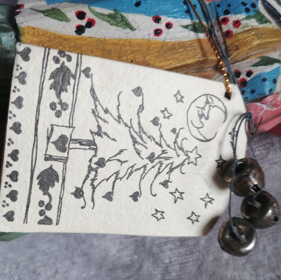 Vintage 1991 House of Hatten enchanted forest lady elf ornament - Picture 5 of 9